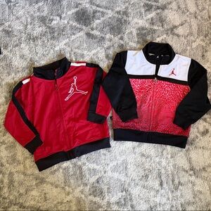 Red and Black Zip Up